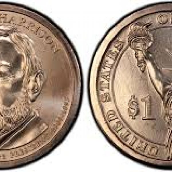 2012 Benjamin Harrison P Single Presidential Dollar