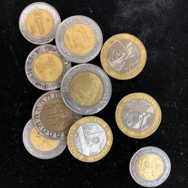 Bimetallic Coins Lot (10 coins)