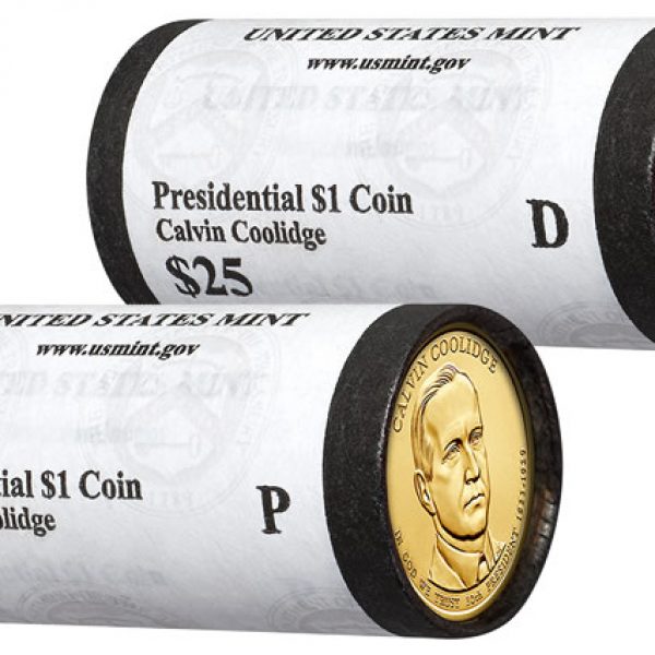 2014 Calvin Coolidge Dollar Roll Philadelphia