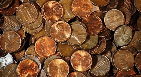 $50 bag of Copper Pennies