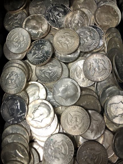 Silver Halves (Per Dollar) Kennedy
