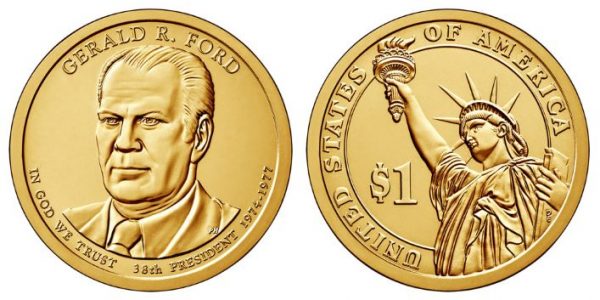 2016 Gerald Ford P Single Presidential Dollar