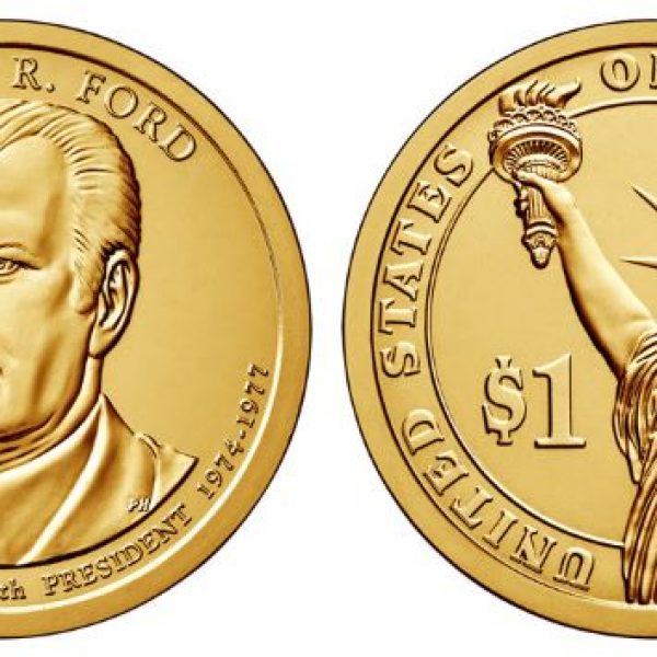 2016 Gerald Ford D Single Presidential Dollar