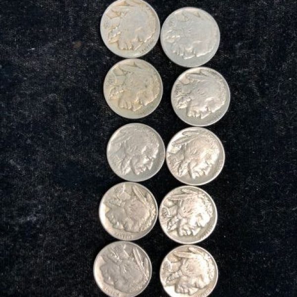 Full Date Buffalo 10 coins