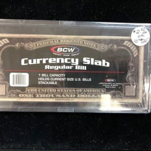 BCW Large Sized Currency Slab