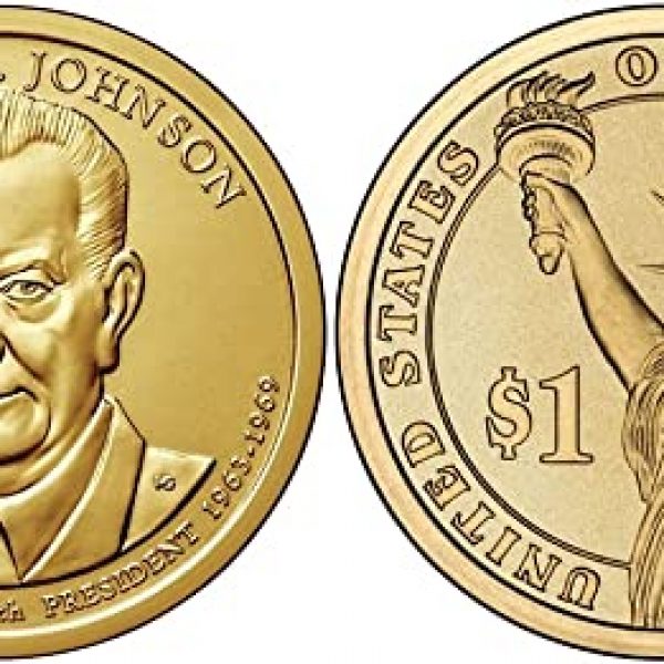 2015 Lyndon B. Johnson D Single Presidential Dollar