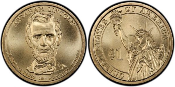 2010 Abraham Lincoln D Single Presidential Dollar