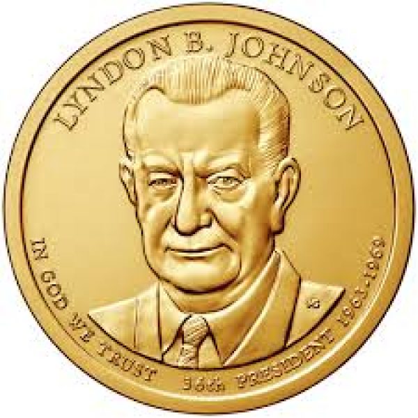 2015 Lyndon B. Johnson Dollar Roll Denver