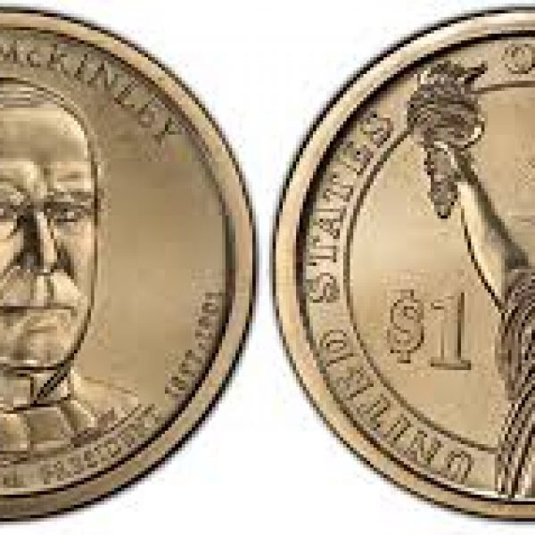 2013 William McKinley P Single Presidential Dollar