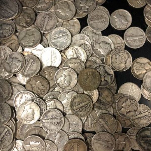 Silver Mercury Dimes (Per Dollar)