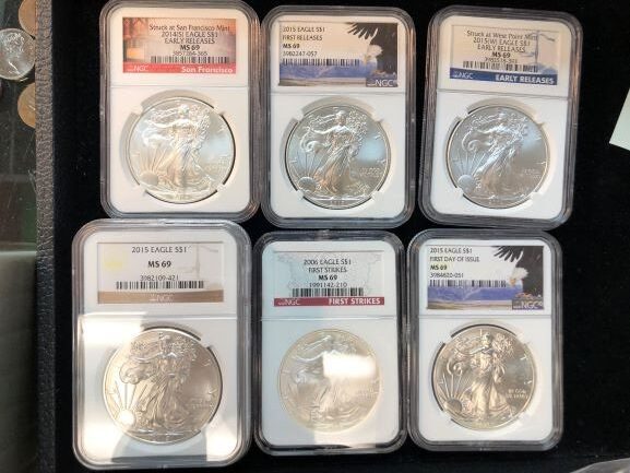 Misc NGC Silver Eagles