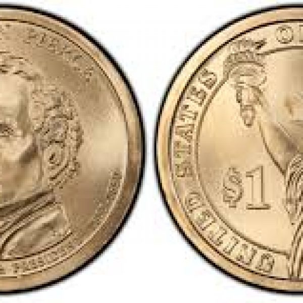 2010 Franklin Pierce P Single Presidential Dollar
