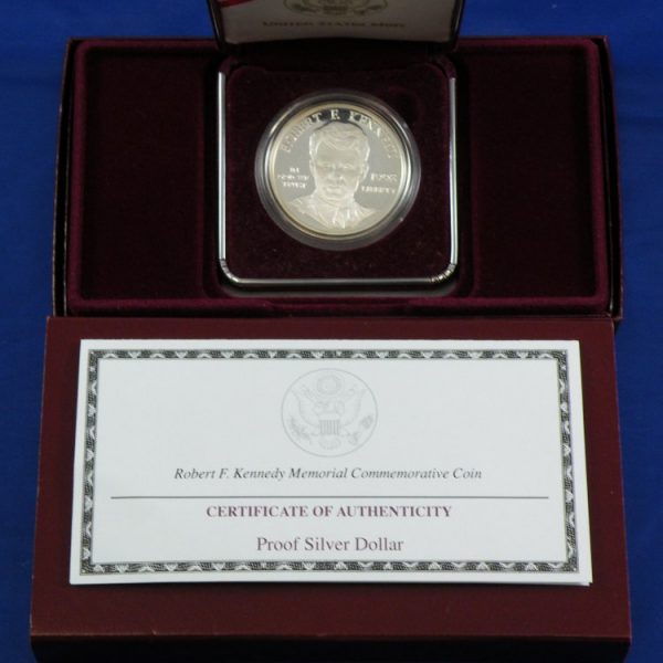 1998-S Robert F. Kennedy Proof Dollar Commemorative 