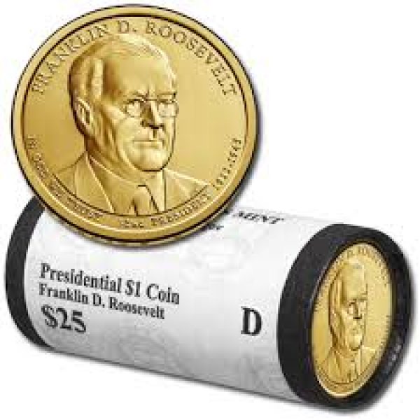 2014 Franklin D. Roosevelt Dollar Roll Denver