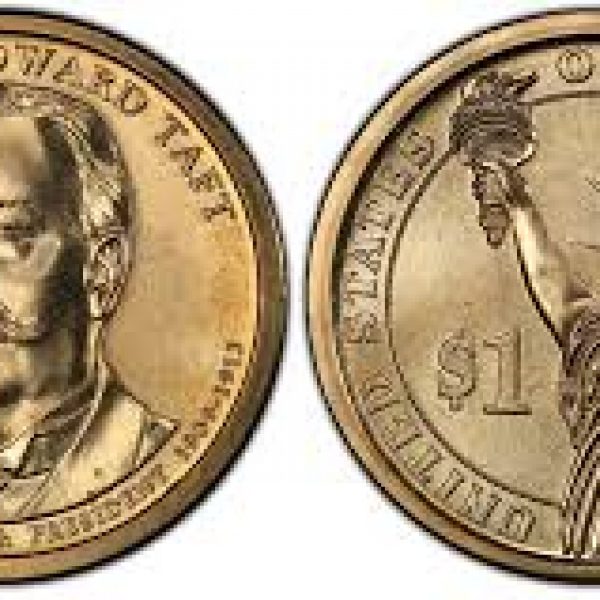 2013 William Howard Taft P Single Presidential Dollar