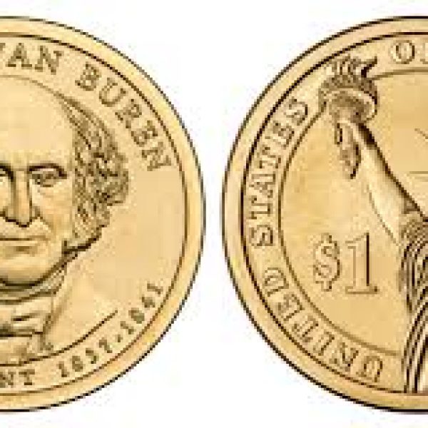 2008 Martin Van Buren P Single Presidential Dollar