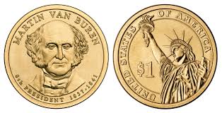 2008 Martin Van Buren P Single Presidential Dollar