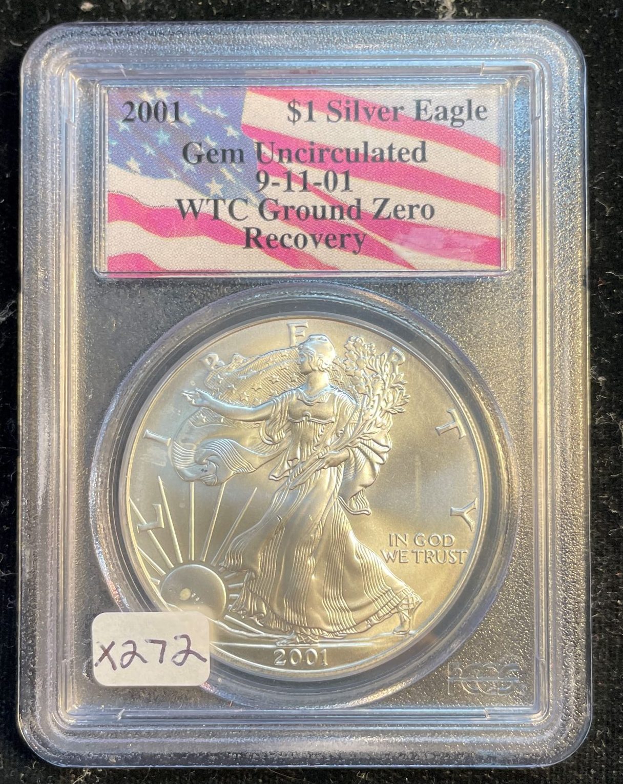 2001 World Trade Center Recovery Silver Eagle
