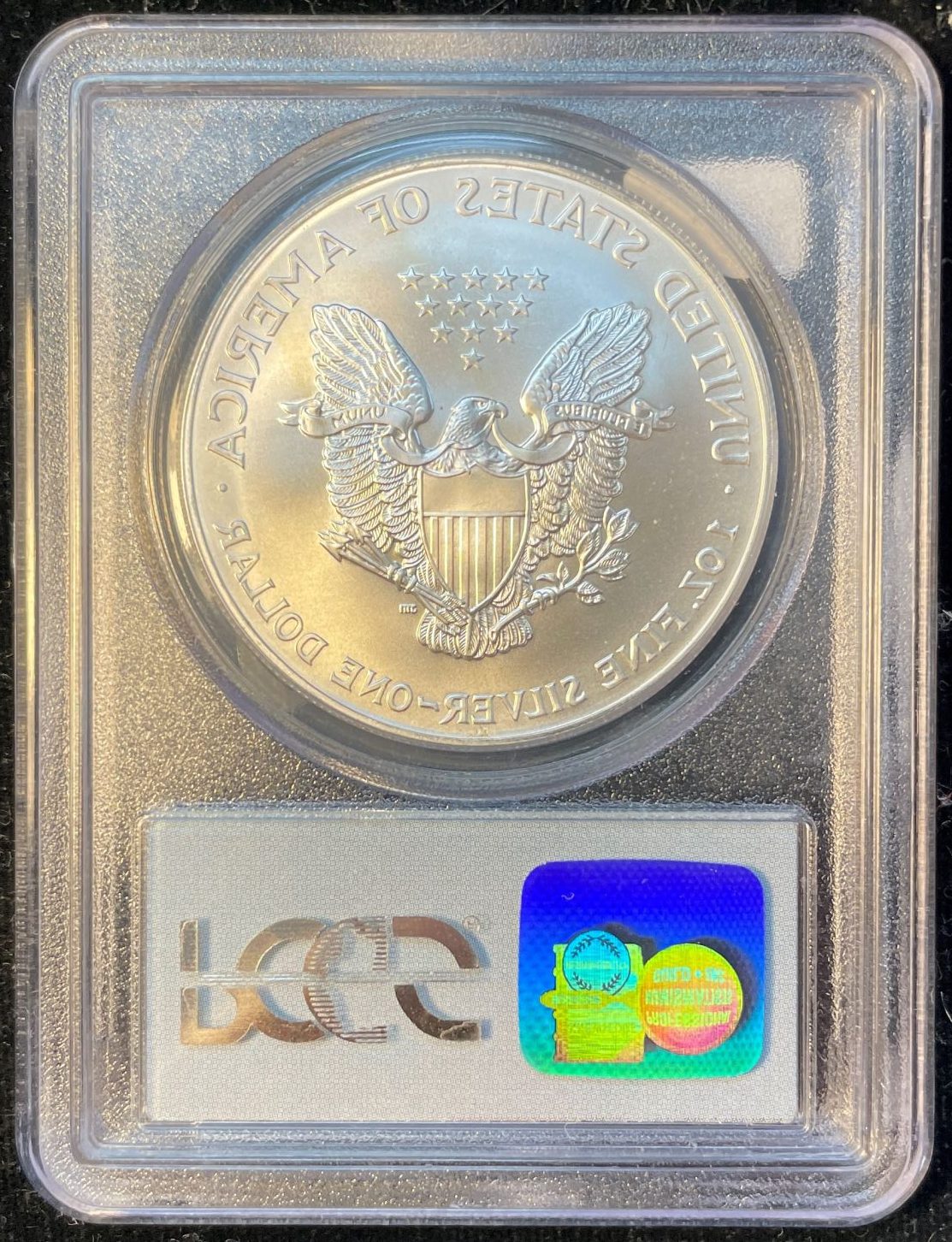 2001 World Trade Center Recovery Silver Eagle - Image 2