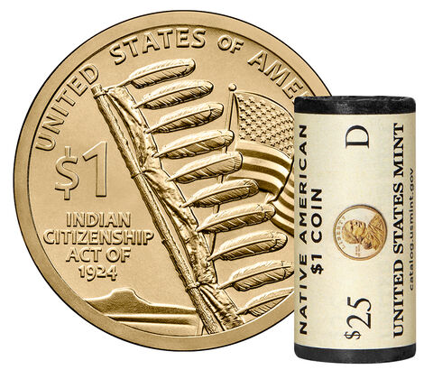 2024-D NA Sacagawea Dollar Coin - Roll