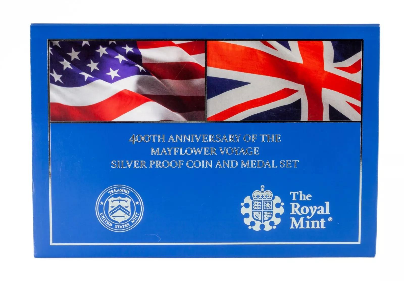 400th Anniversary of the Mayflower Voyage Silver Proof Coin and Medal Set - Image 3