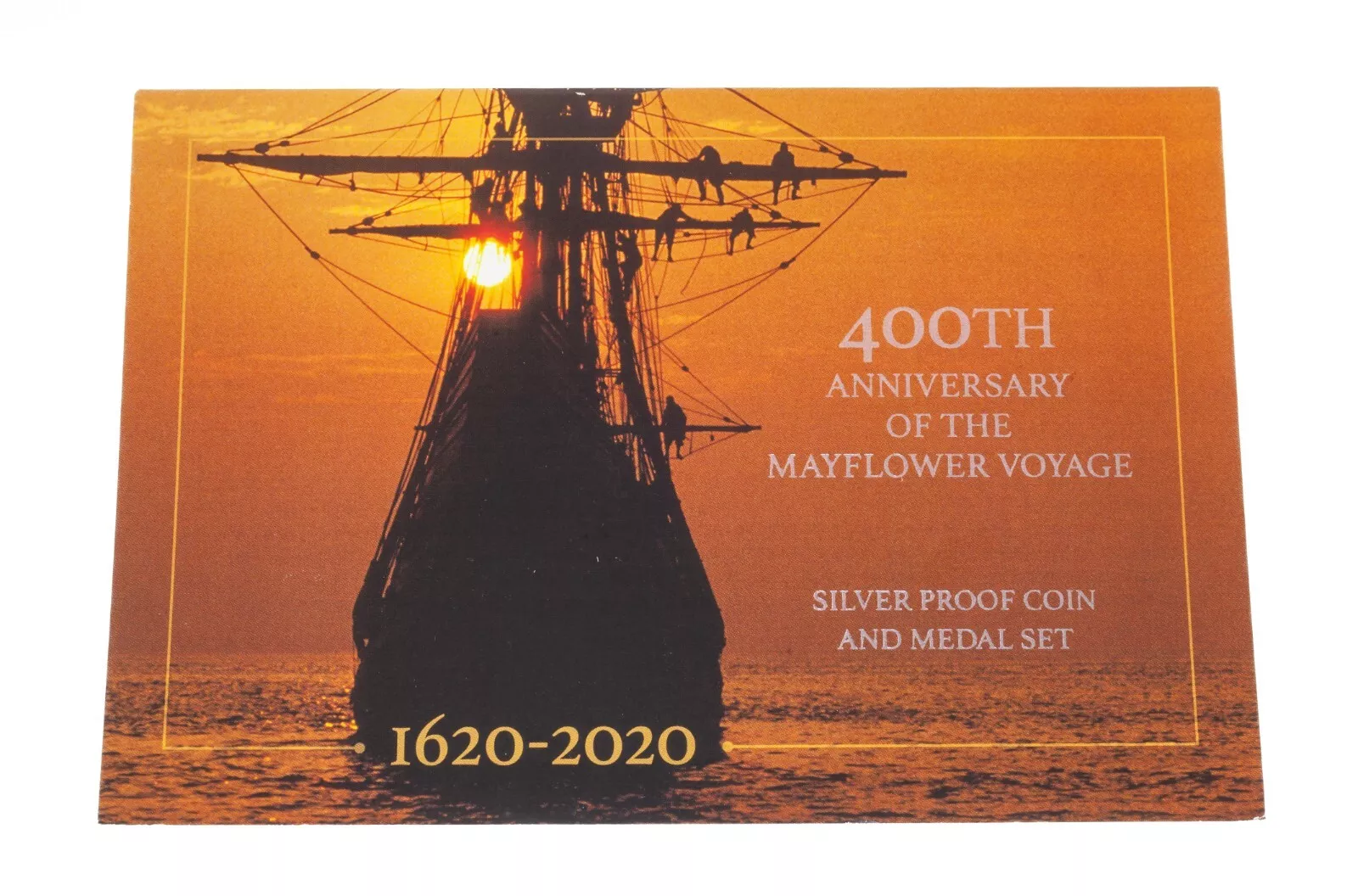 400th Anniversary of the Mayflower Voyage Silver Proof Coin and Medal Set - Image 4