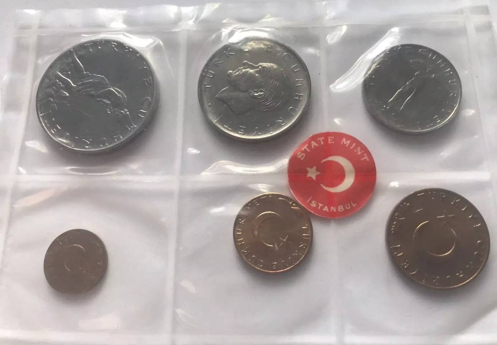 Republic of TURKEY - (6) Coin Mint Set - 1965 - Image 7