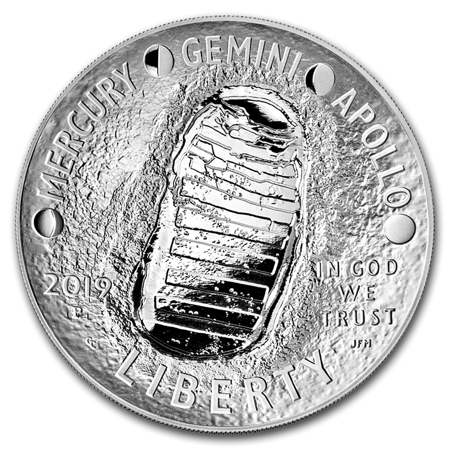 Apollo 11 50th Anniversary 2019 5oz Proof Silver Dollar - Image 4
