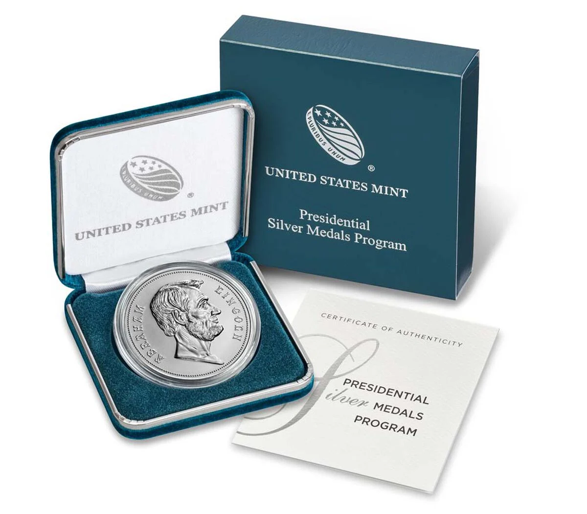 US Mint - Presidential Silver Medal 1 oz 999