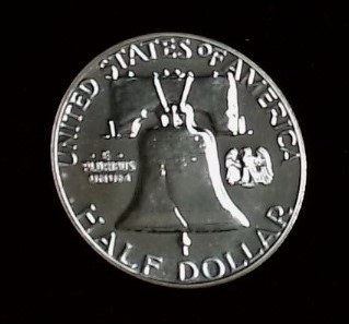 1959 Proof Silver Franklin Half Dollars - Image 2