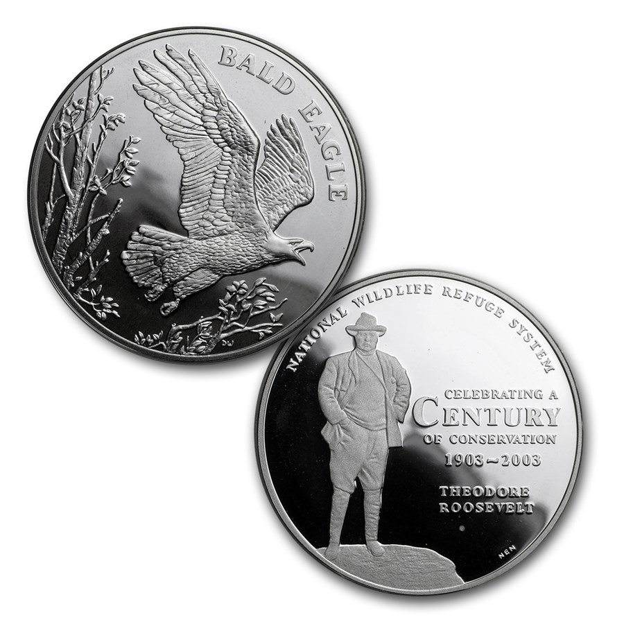 2003 US Mint National Wildlife Refuge System Centennial Silver Medal - Image 5