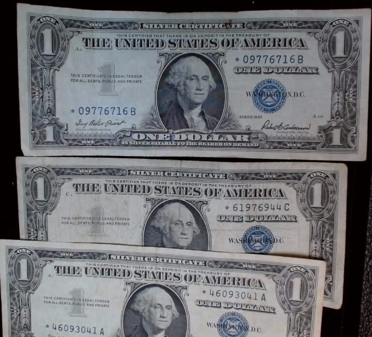 1957 Silver Certificate $1 STAR NOTES VG+ – Steinmetz Coins & Currency