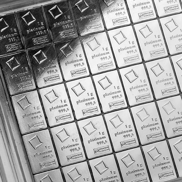 Platinum 1 Gram Bar - Valcambi Suisse From CombiBar - Image 2