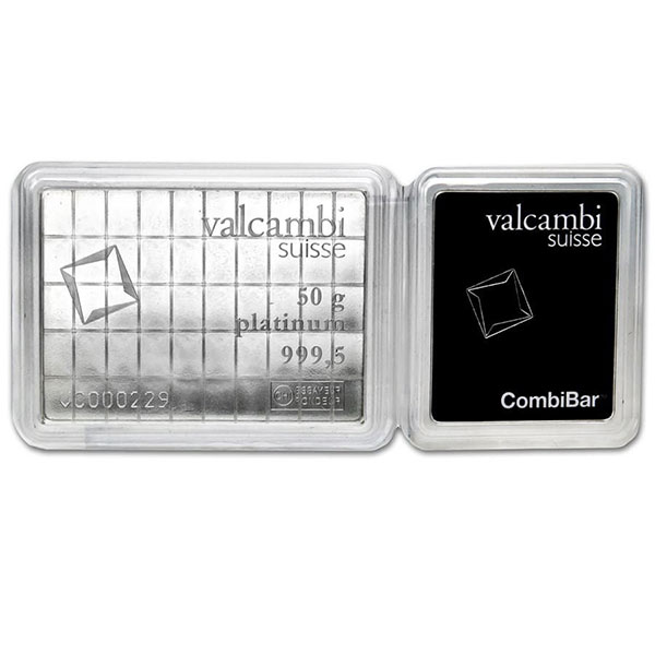 Platinum 1 Gram Bar - Valcambi Suisse From CombiBar - Image 3