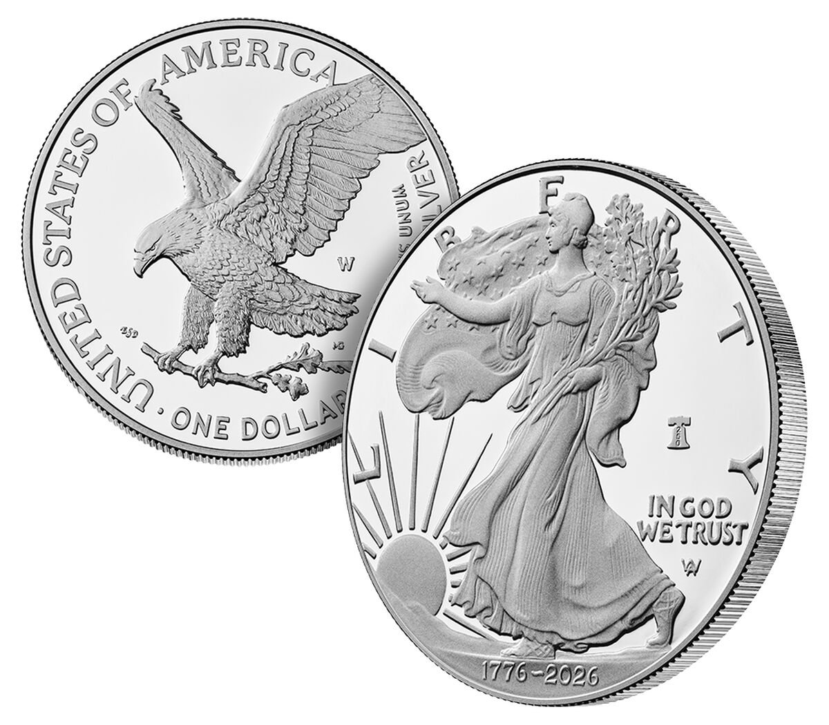 2026-W Proof Silver American Eagle SemiQuincentennial! - Image 2