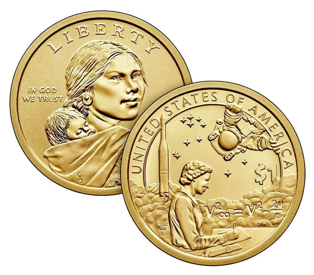 2019 Native American $1 Coin and Currency Set - Image 5