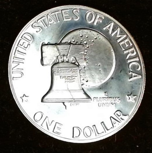 1976-S Eisenhower Clad Proof Bicentennial Dollar - Image 2