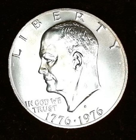 1976-S Eisenhower Uncirculated Bicentennial Silver Dollar