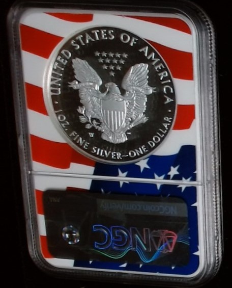 2020 W $1 American Silver Eagle V75 Anniversary WWII Privy Early Release NGC PF70 Ultra Cameo - Image 2
