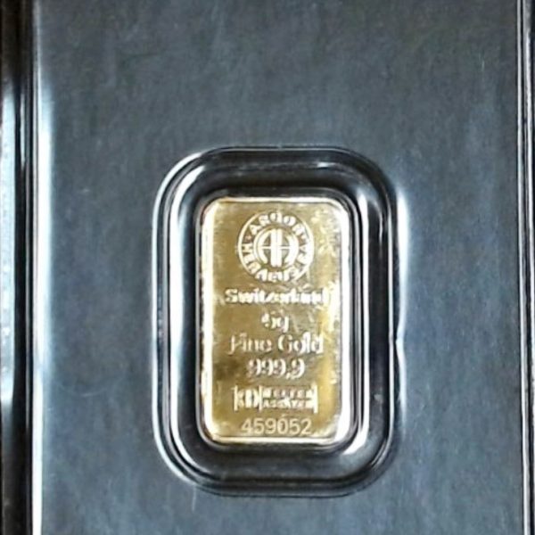 5 Gram Gold Argor-Heraeus Bar