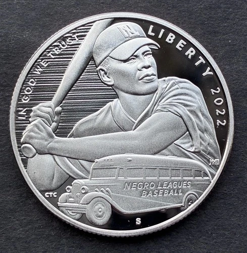 2022 Negro Leagues Proof Clad Half Dollar Commemorative