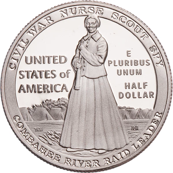 2024 Harriet Tubman Proof Clad Half Dollar Commemorative - Image 4