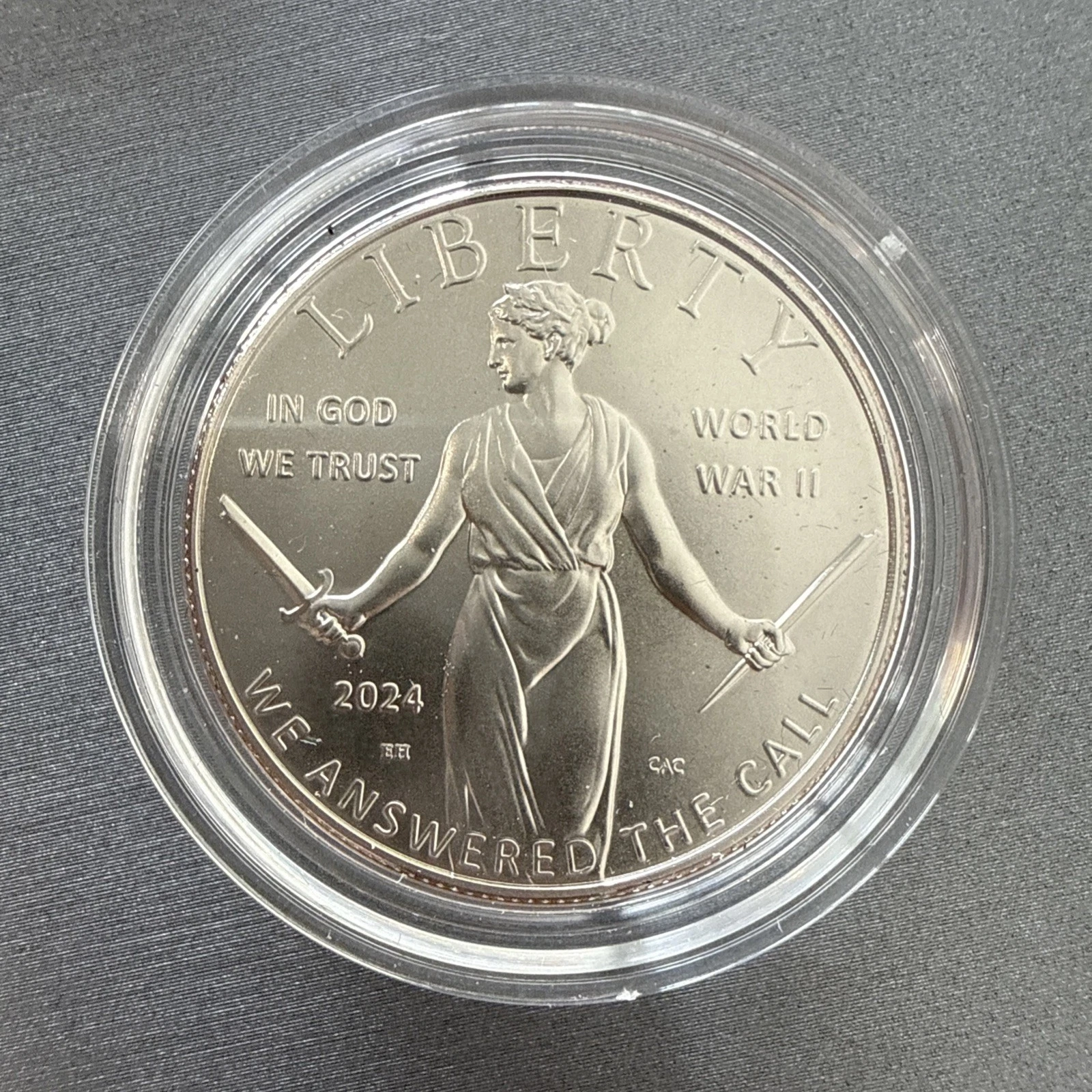 2024 Greatest Generation Uncirculated Silver Dollar - Image 3
