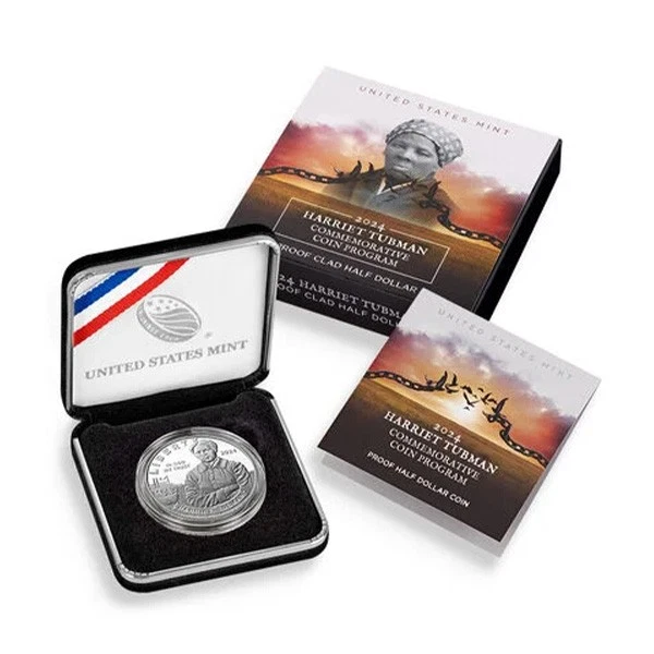 2024 Harriet Tubman Proof Clad Half Dollar Commemorative
